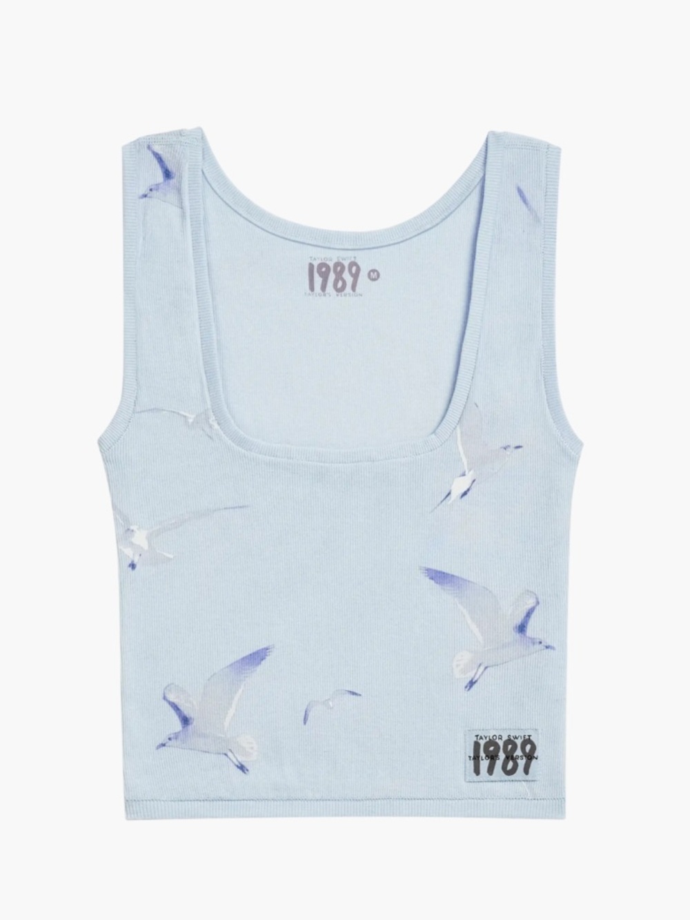 1989 BLUE SEAGULL TANK TAYLOR SWIFT SIZE MEDIUM